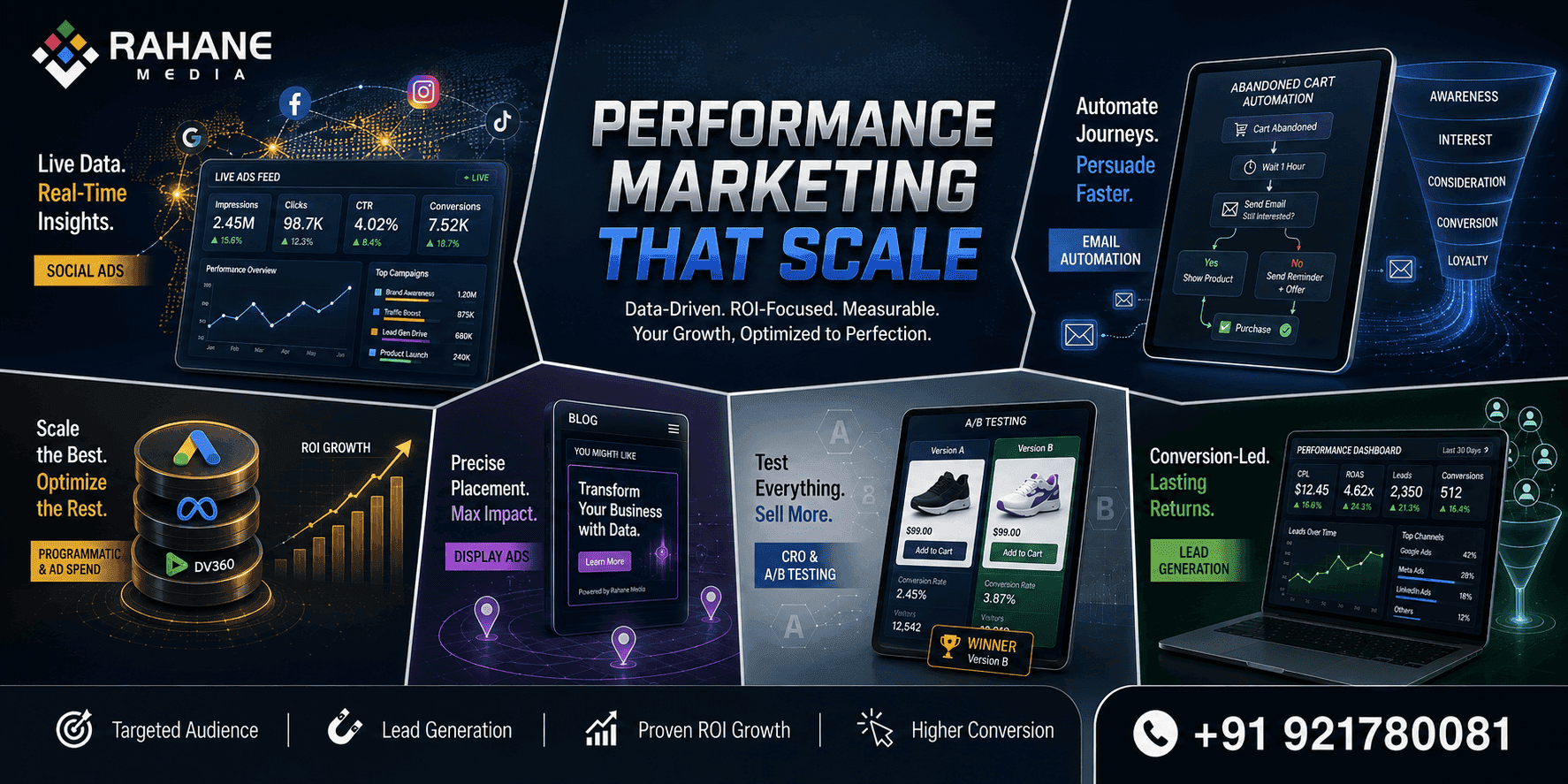 Top 5 Performance Marketing Agencies in India to Consider for Better ROI and Scalable Growth